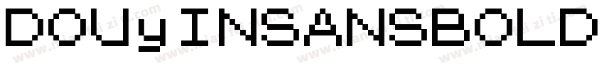 DOUyINSANSBOLD GB 普通字体转换